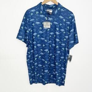 Mens PGA Tour Polo Shirt Size Large